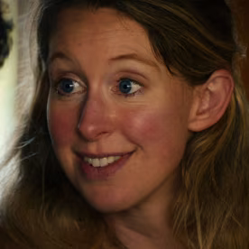 Ethan Pines photographed Elizabeth Holmes in 2014 for her Forbes cover.