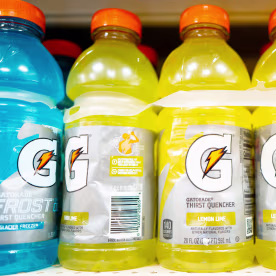 Bottles of Gatorade sit on shelves at a Target store on June 4, 2025 in Austin, Texas.