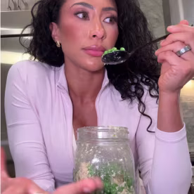 Raven Ross, green pea salad influencer.