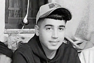 Aws al-Nasaan, a Palestinian teenager killed by Israeli forces in the West Bank village of Al-Mughayyir.