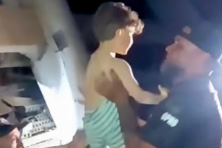 4-year-old kid rescued.