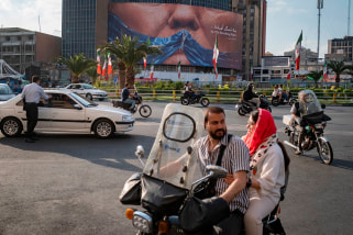 Billboards in Tehran