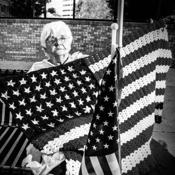 Mary Dippolito, a coal miner's daughter, has lived in Wilkes-Barre, Pa. her whole life.  \"I think it's all the media making things up and they're both dragging each other down.\" (Photo by Mark Peterson/Redux for MSNBC)