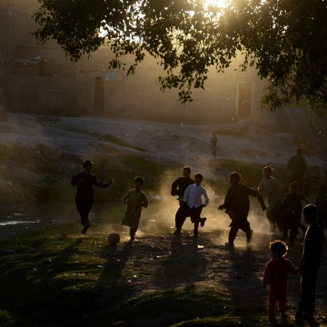 Image: TOPSHOT-AFGHANISTAN-SOCIETY-FOOTBALL