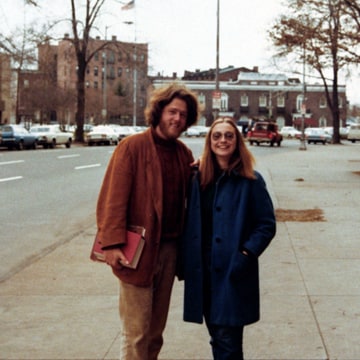 Image: Bill Clinton and Hillary Rodham at Yale