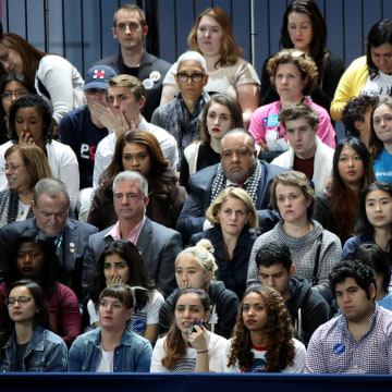 Image: Democratic Presidential Nominee Hillary Clinton Holds Election Night Event In New York City