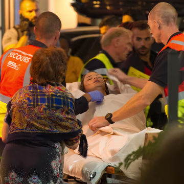 Image: Truck crashes into crowd at Bastille Day celebrations in Nice