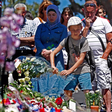 Image: Nice Bastille Day celebrations terror truck attack aftermath