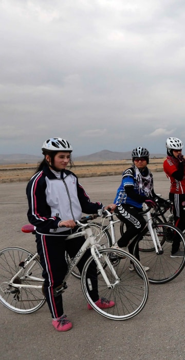 Women Cyclists Push Limits in Afghan Society
