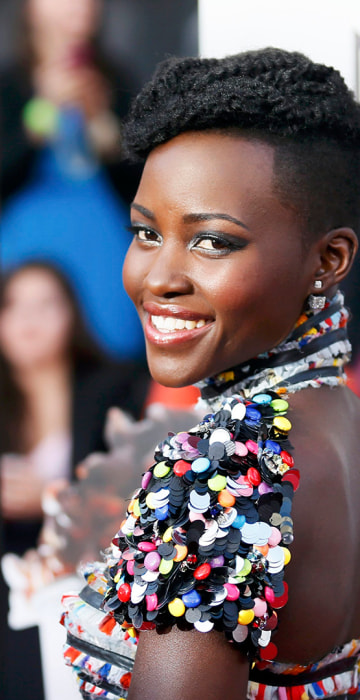 Actress Lupita Nyong'o arrives at the 2014 MTV Movie Awards in Los Angeles, California  April 13, 2014.  REUTERS/Danny Moloshok  (UNITED STATES - Tags: Entertainment) (MTV-ARRIVALS)

Lupita Nyong'o arrives at the Oscars on Sunday, March 2, 2014, at the Dolby Theatre in Los Angeles.  (Photo by Chris Pizzello/Invision/AP)
