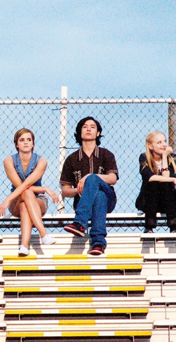 Mae Whitman, Logan Lerman, Emma Watson, Ezra Miller and Erin Wilhelmi in Summit Entertainment's The Perks of Being a Wallflower (2012)