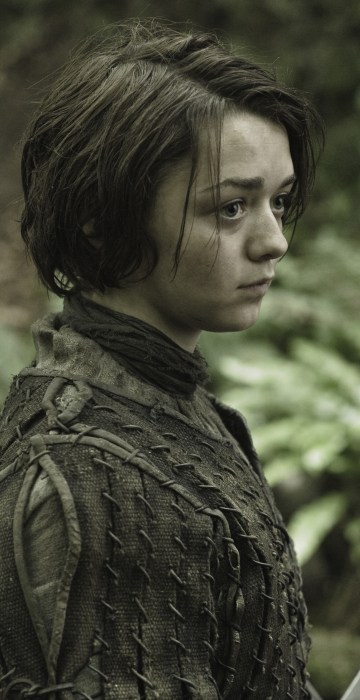 Maisie Williams as Arya Stark on \"Game of Thrones\"