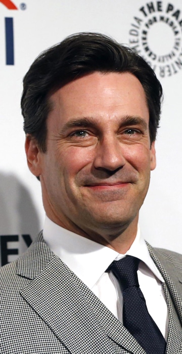 Image: Cast member Hamm arrives for a panel discussion for TV series \"Mad Men\" during the PaleyFest in Hollywood