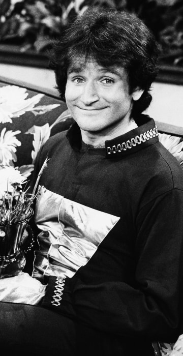 Actor Robin Williams on the set of ABCs Mork and Mindy, April, 1978. (AP Photo/ABC) ** NO SALES **