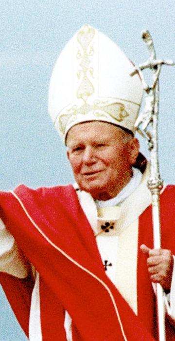 Jon Paul II visit in Poland in1997