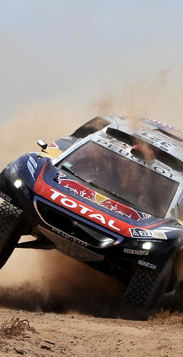 Image: TOPSHOT-AUTO-MOTO-RALLY-DAKAR-STAGE6