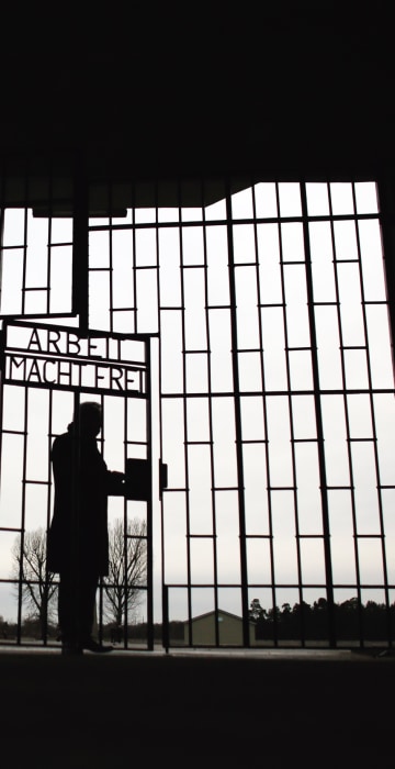 Image: Sachsenhausen Nazi death camp, International Holocaust Remembrance Day
