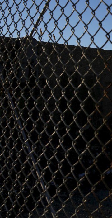 Image: Locked fence in Atlantic City