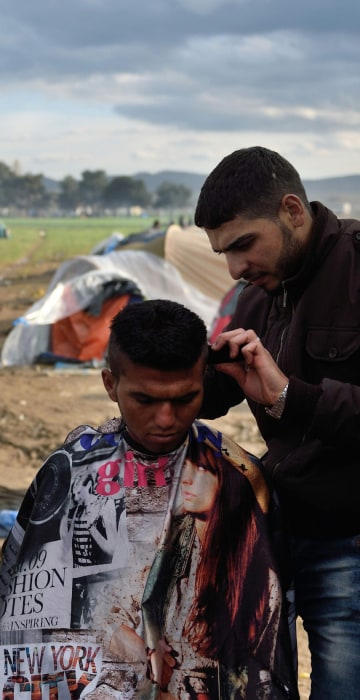 Image: TOPSHOT-GREECE-MACEDONIA-EUROPE-MIGRANTS