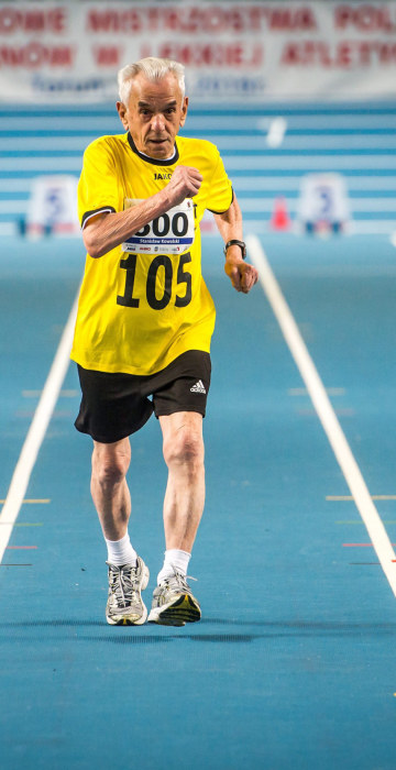 Image: 105-year-old athlete Stanislaw Kowalski