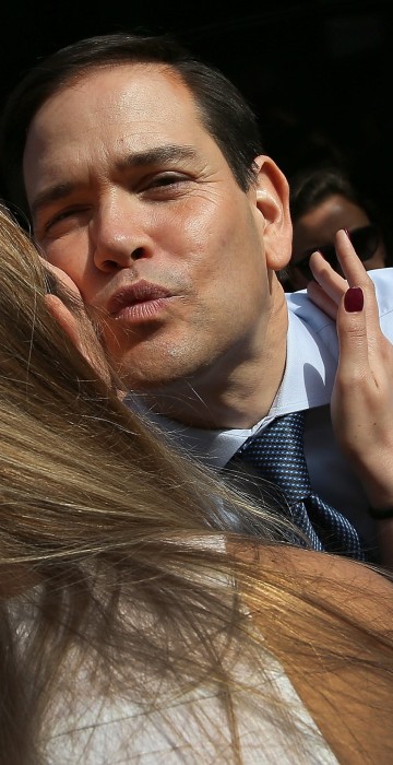 Image: *** BESTPIX *** Marco Rubio Campaigns Across Home State Florida Ahead Of Primary