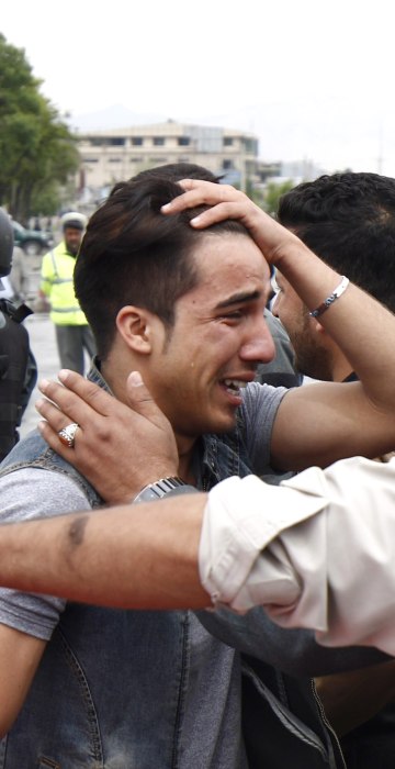 Image: At least 28 people killed in Kabul suicide attack