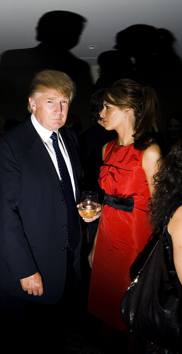 Image: Donald Trump attends New York fashion week on Sept. 10, 2008