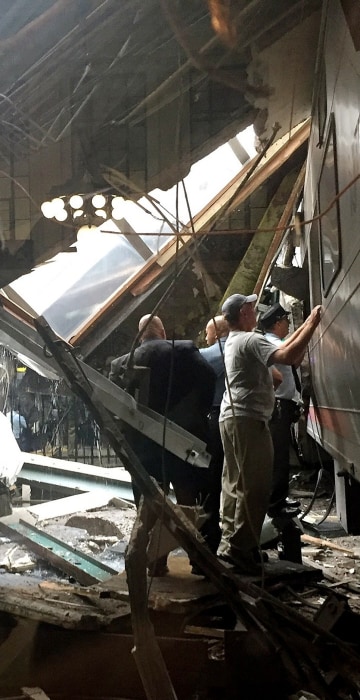 Image: New Jersey Transit Commuter Train Crashes At Hoboken Terminal