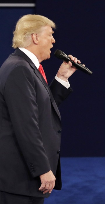 Image: Trump and Clinton