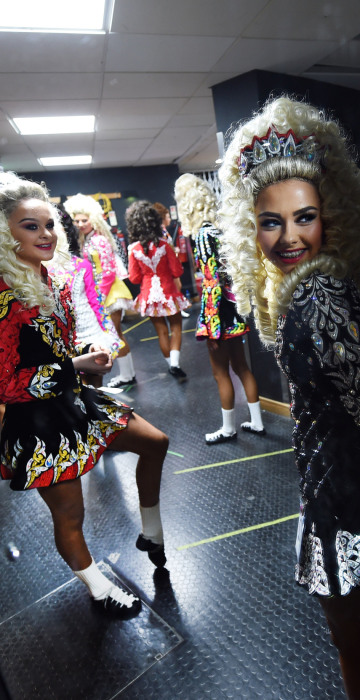 Image: BESTPIX - High Kicks At The All Ireland Irish Dancing Championships