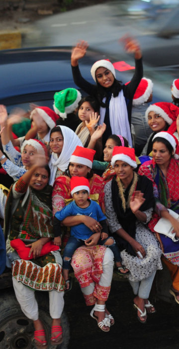 Image: TOPSHOT-PAKISTAN-RELIGION-CHRISTMAS