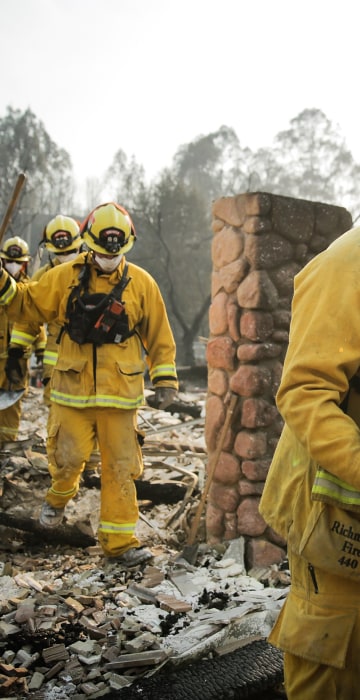 Image: Multiple Wildfires Continue To Ravage California Wine Country