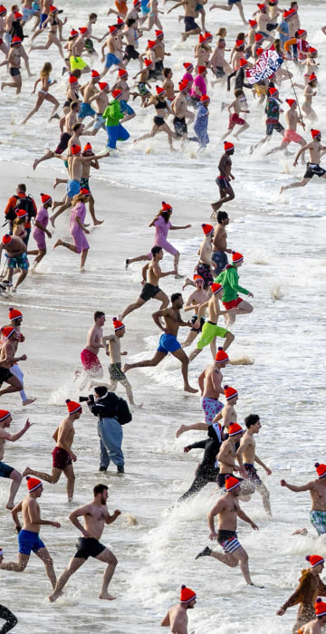 Image: New Year celebration in Scheveningen