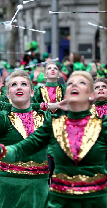 London turns green as St Patrick's Day festival returns after two