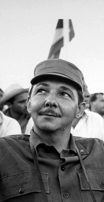 Raul Castro and Argentina-born revolutionary Ernesto "Che" Guevara pictured during a July 26 celebration commemorating the revolution.