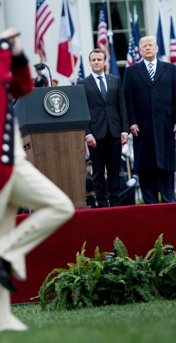 Image: Trump, Macron