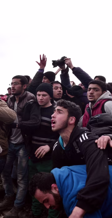 Image: GREECE-EUROPE-MIGRANTS-PROTEST