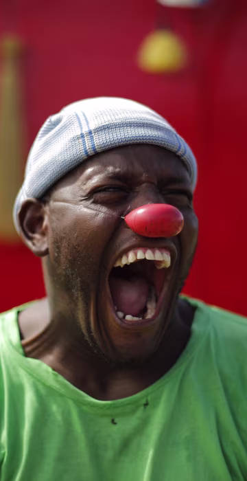 Image: Humanitarian Clowns Without Boarders in King Williams Town