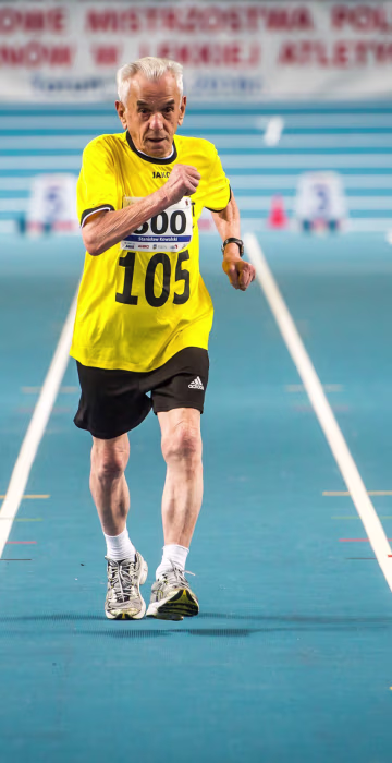 Image: 105-year-old athlete Stanislaw Kowalski