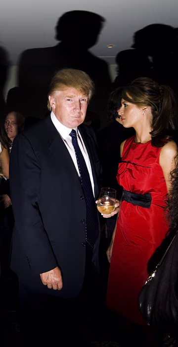 Image: Donald Trump attends New York fashion week on Sept. 10, 2008