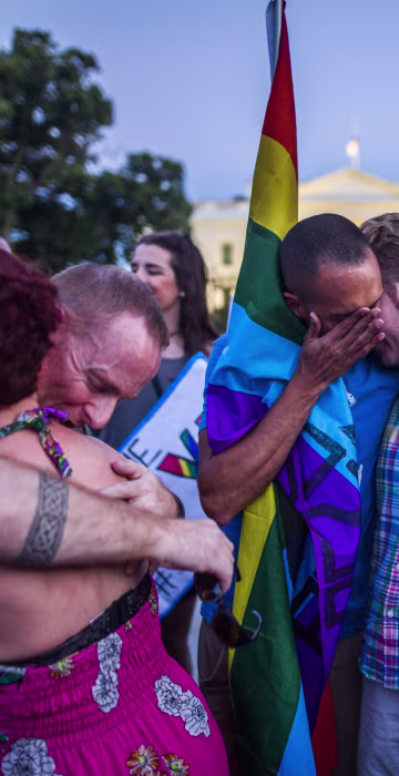 Image: Vigil in honor of Orlando shooting victims outside the White House in Washington, DC