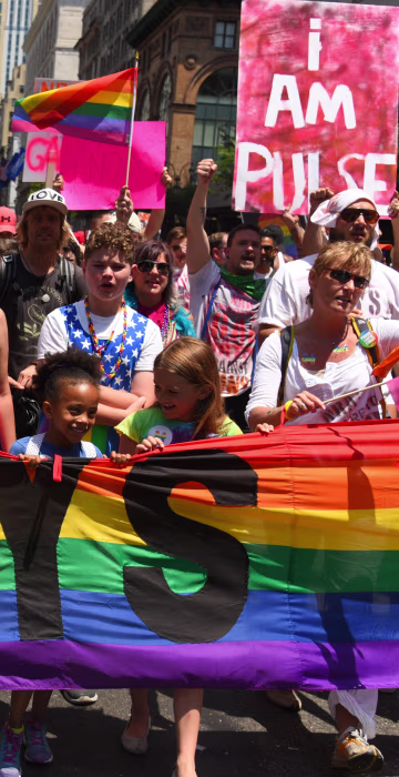 Image: Pridefest Parade, New York, USA - 26 Jun 2016