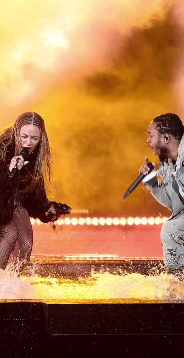 Image: Beyonce and Kendrick Lamar