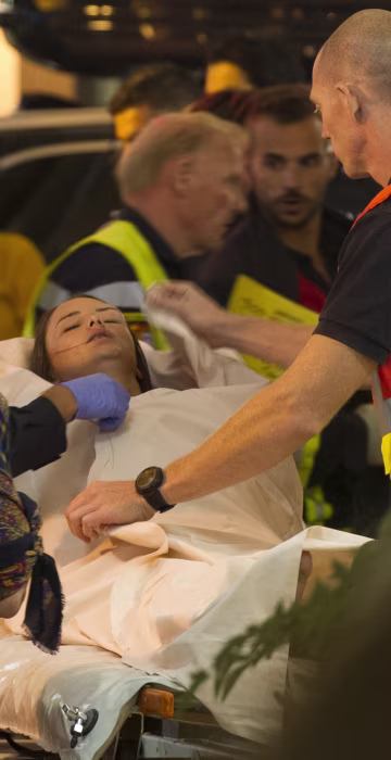 Image: Truck crashes into crowd at Bastille Day celebrations in Nice