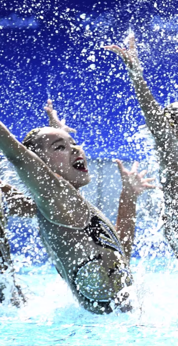Image: TOPSHOT-SWIMMING-SYNCHRONISED-OLY-2016-RIO