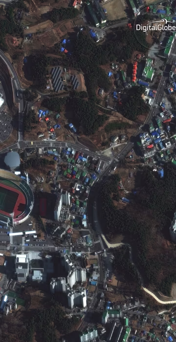 Image: Olympic venues from space