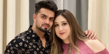 Image: Zorah Aziz and her husband, Nazir Ahmad Qasimi.