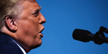Image: Then-President Donald Trump speaks during a campaign rally in Arizona on Oct. 28, 2020.