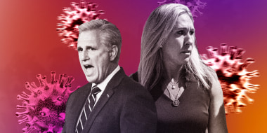 Photo Illustration: Kevin McCarthy and Marjorie Taylor Greene