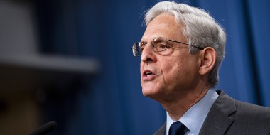 Attorney General Merrick Garland speaks during a news conference in Washington, D.C.